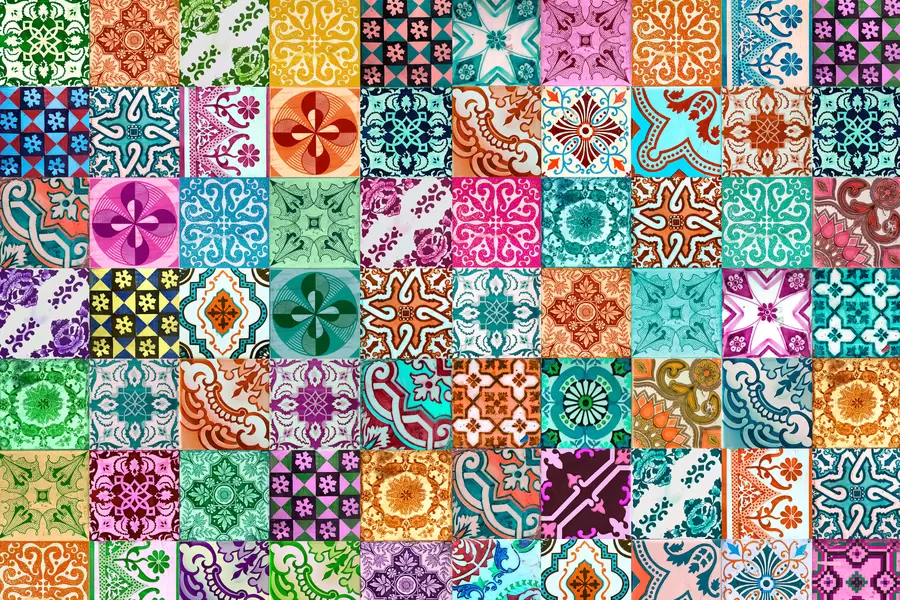 Traditionele Portugese tegels Azulejo