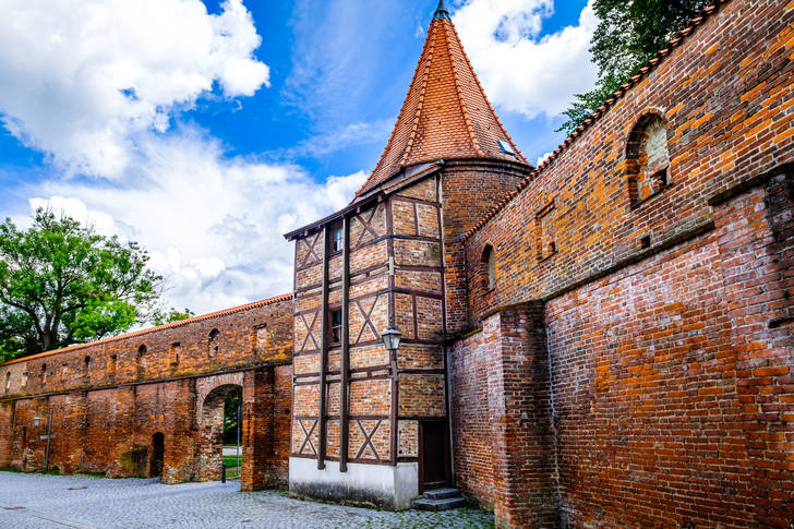 Memmingen'deki dilencilik kulesi