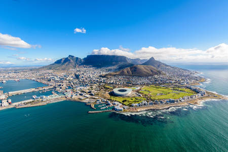 Vista di Città del Capo