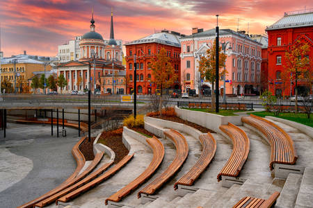 New square in Moscow