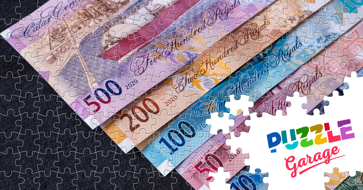 Qatari rials Jigsaw Puzzle (Countries, Qatar) Puzzle Garage