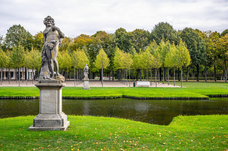 Sculptures in the Schwerin castle park