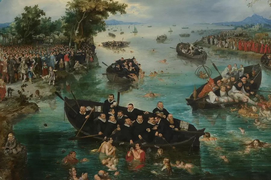 Adriaen van de Venne: "Pescando almas"