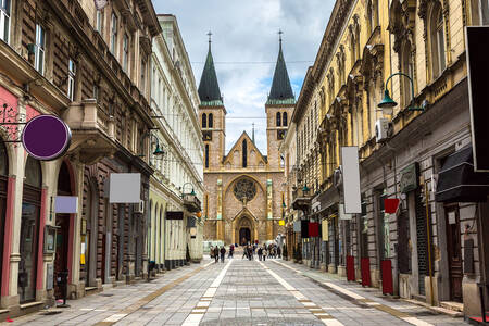 Les rues de Sarajevo