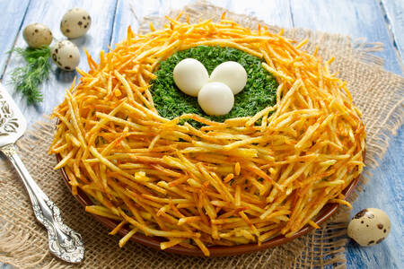Salad "Nest"
