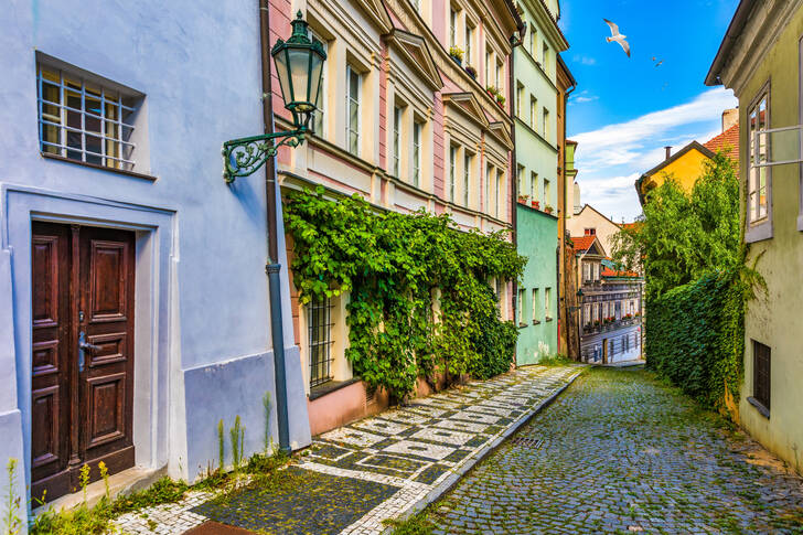 Prag'da eski sokak