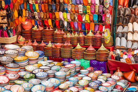 Street market in Marrakesh