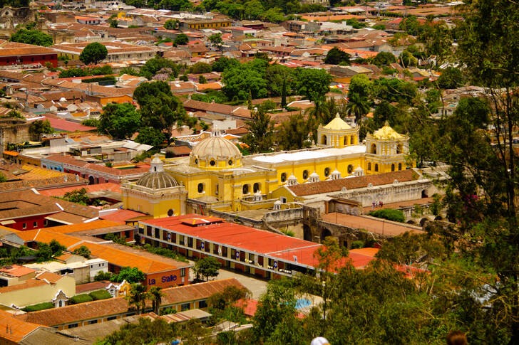 Uitzicht op Antigua Guatemala