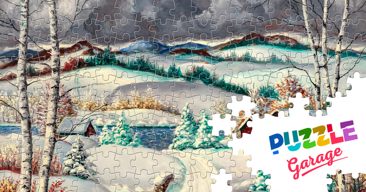 Winter landscape Jigsaw Puzzle (Plants, Trees) | Puzzle Garage