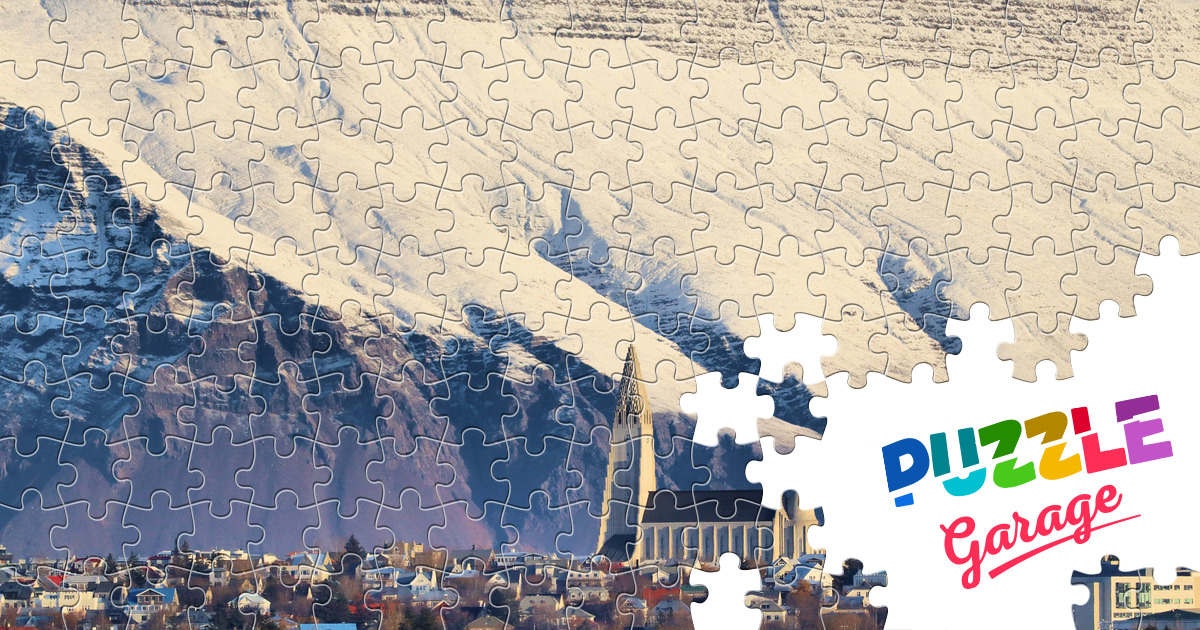 Reykjavik view Jigsaw Puzzle (Countries, Iceland) | Puzzle Garage