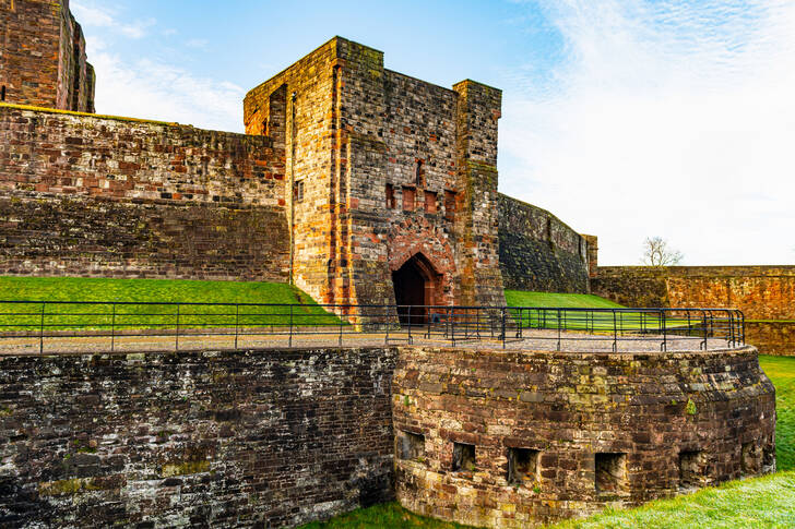 Facciata del castello di Carlisle