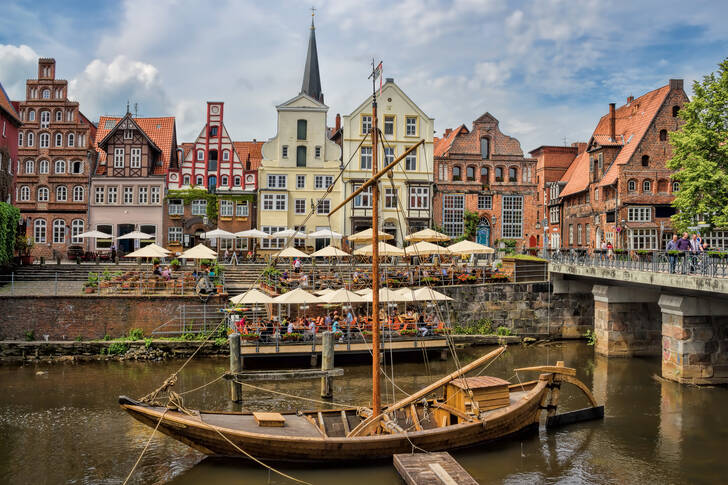 Ancien quai à Lüneburg