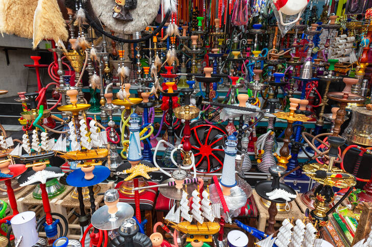 Hookahs and souvenirs