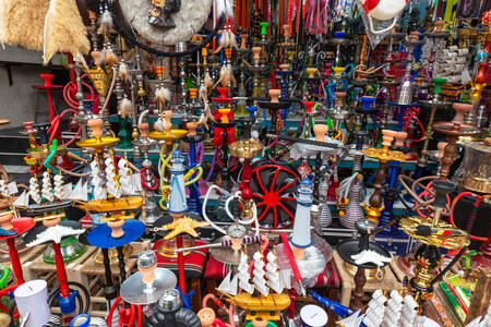 Hookahs and souvenirs