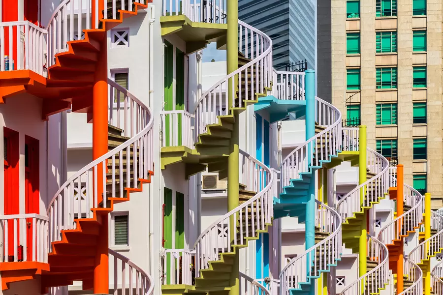 Spiraltrappa i Singapore