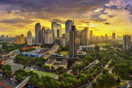 Jakarta - the capital of Indonesia