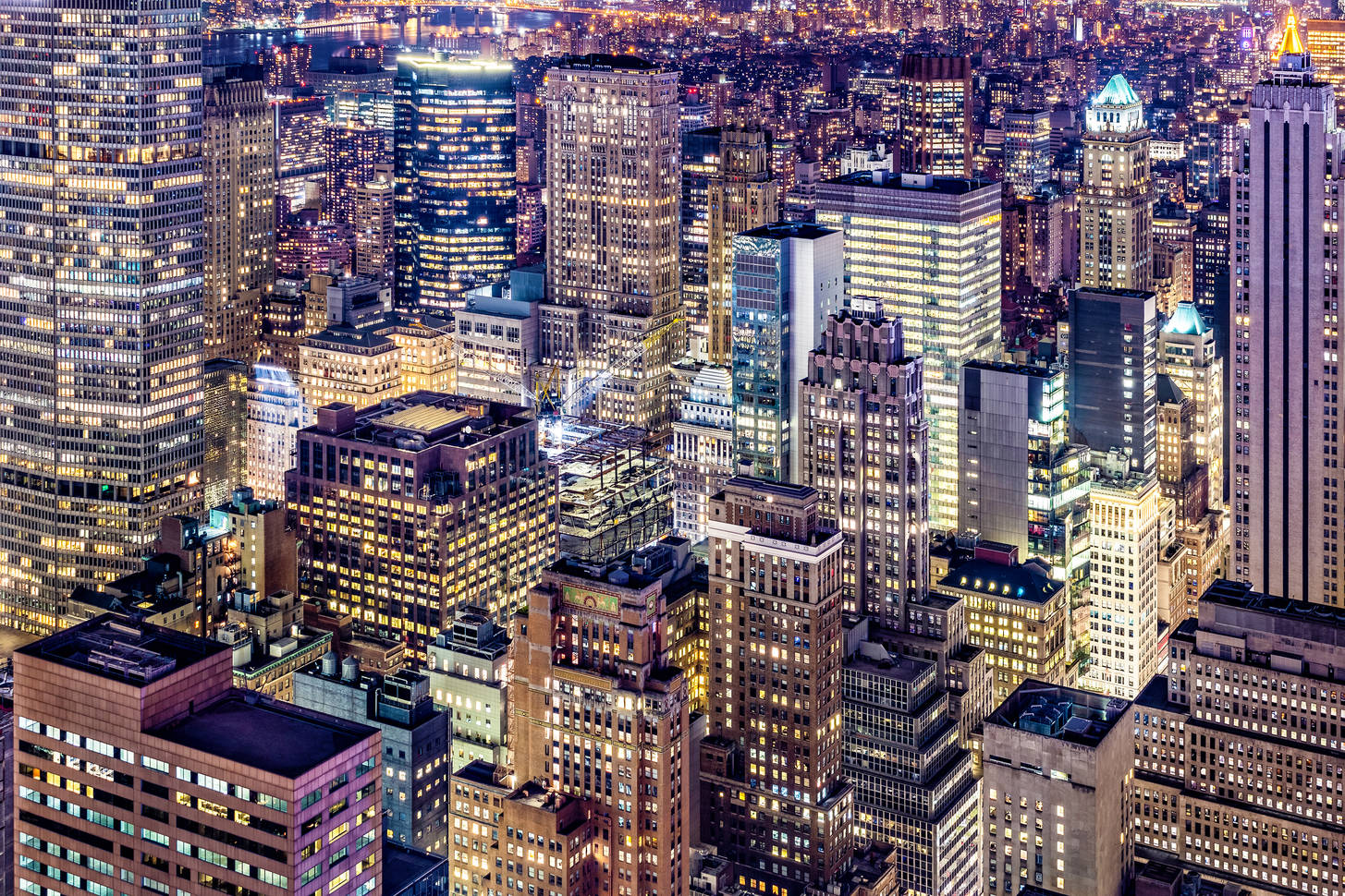 Manhattan at night Jigsaw Puzzle (Countries, USA) | Puzzle Garage