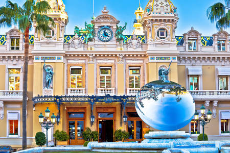 Fasaden på Monte Carlo casino