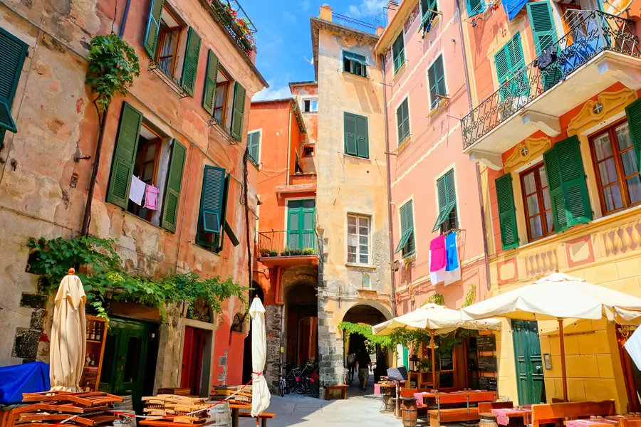 Nádvorie v Monterosso al Mare