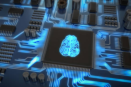 Circuit electronic de inteligență artificială