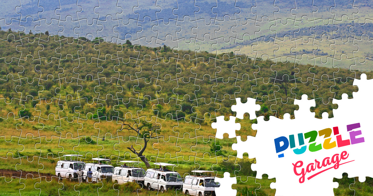 Safari in Kenya Jigsaw Puzzle (Countries, Kenya) Puzzle Garage