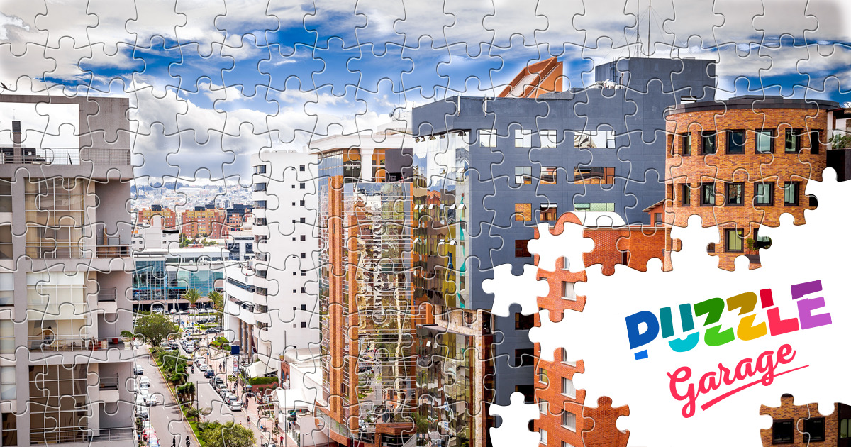 Center of Quito Jigsaw Puzzle (Countries, Ecuador) Puzzle Garage