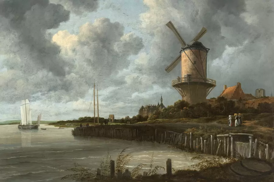 Jacob van Ruisdael: "Wijk bij Duurstede Yel Değirmeni"