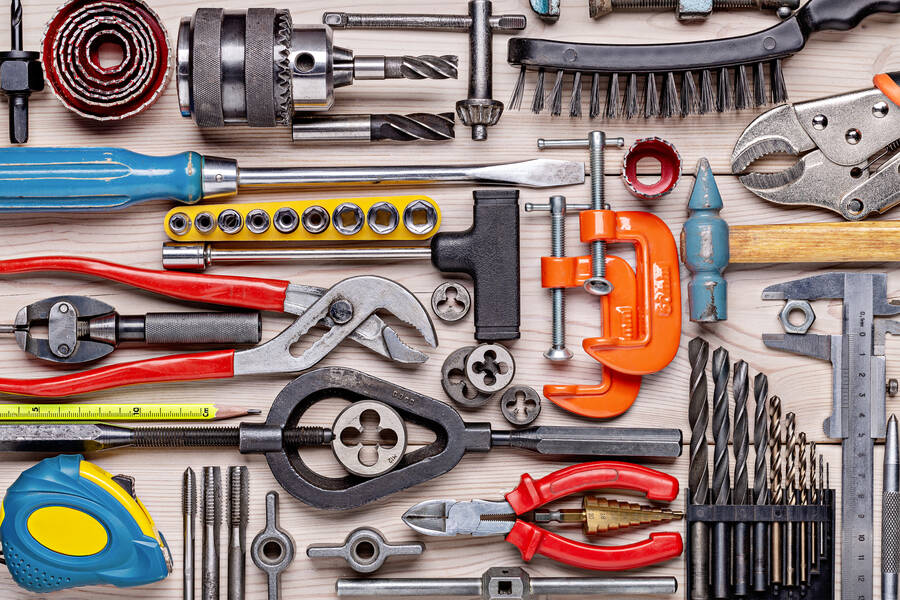 Various locksmith tools Jigsaw Puzzle (Stuff, Tools) Puzzle Garage