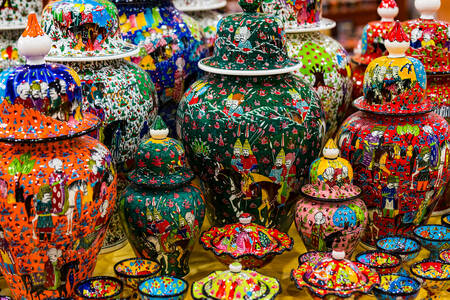 Turkish souvenir pottery