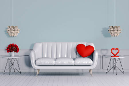 Design interior pentru Ziua Îndrăgostiților