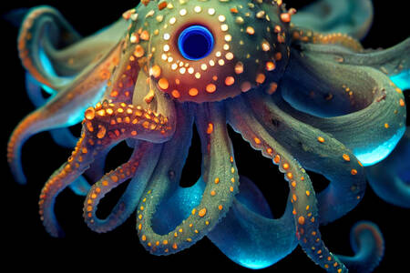 Fantastischer Oktopus