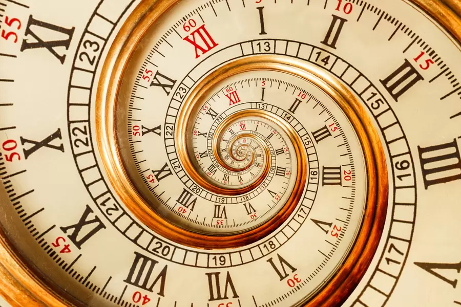 Orologio a spirale antico