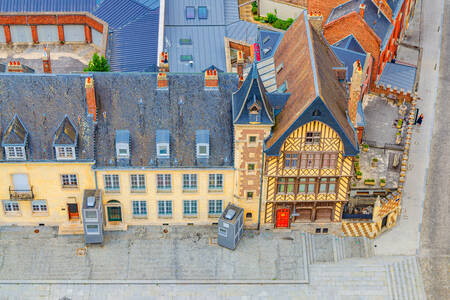 Edificios en el centro de la ciudad de Amiens