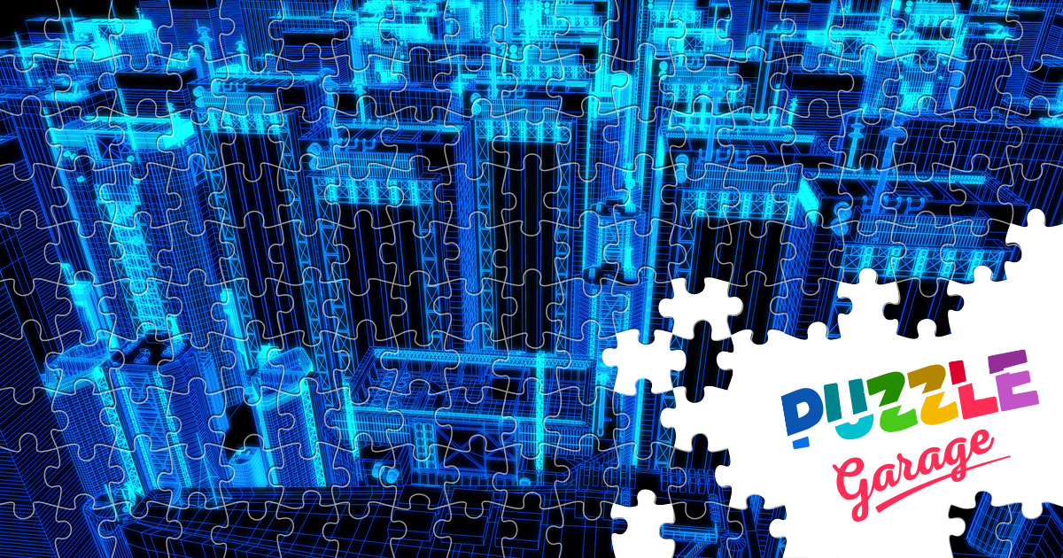 Skyscrapers Jigsaw Puzzle (Other, Abstraction) | Puzzle Garage