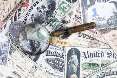Old American banknotes