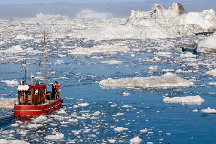 Glaciers of greenland