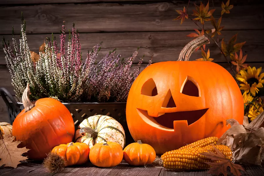 Usmievavá halloweenská tekvica