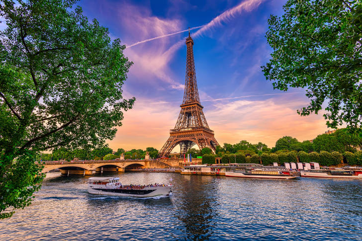 Quebra Cabeça Panorâmico 1500 Pçs Belle Paris França Torre Eiffel