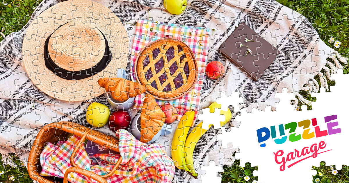Picnic on a summer day Jigsaw Puzzle (Home, Food) Puzzle Garage