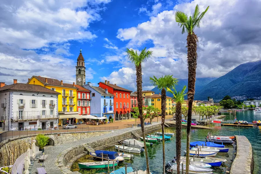 Nasyp w mieście Ascona
