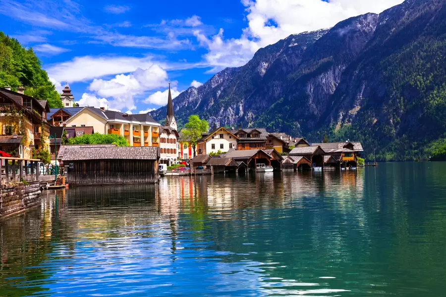 Den smukke landsby Hallstatt