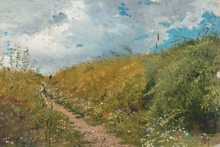 Ilya Repin: "The road through a narrow passage"