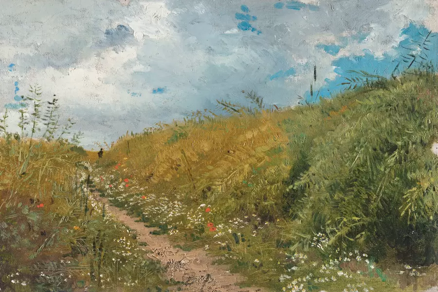 Ilya Repin: "De weg door een smalle doorgang"