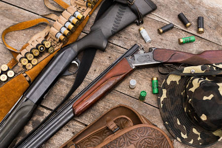 Hunting rifles and equipment