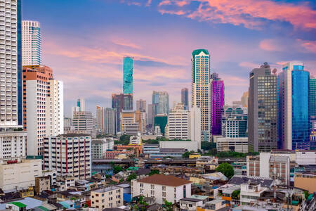 Edificios de oficinas en Bangkok