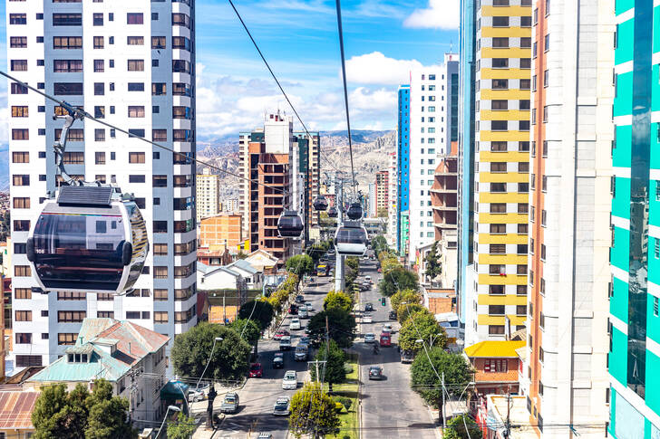 Téléphérique La Paz, Bolivie