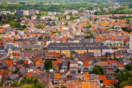 Uitzicht op de stad Mechelen