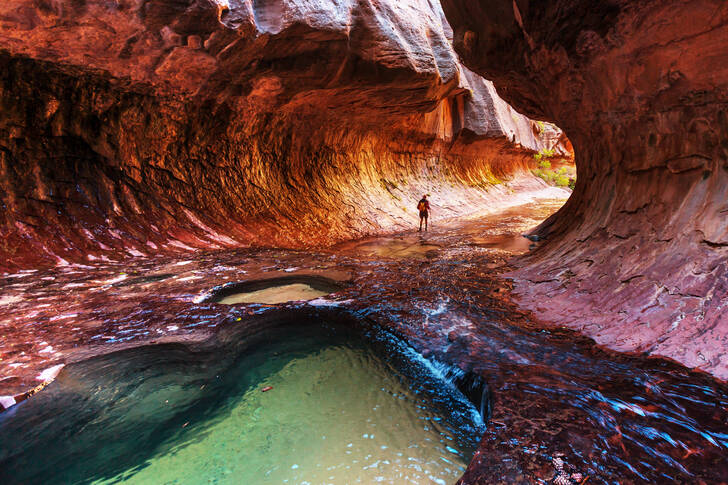 Caves in Zion National Park