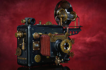 Steampunk kamera