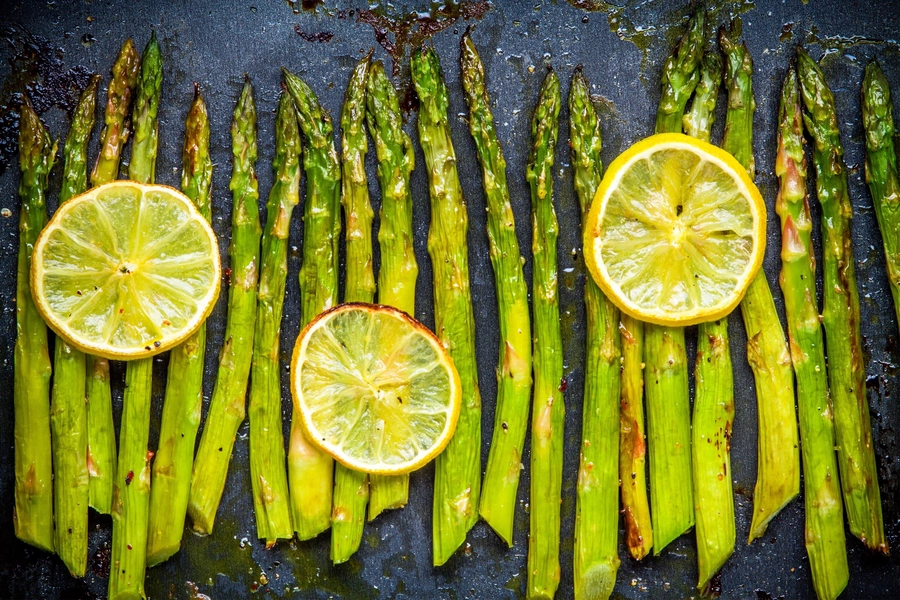 Gebakken Asperges Met Citroen